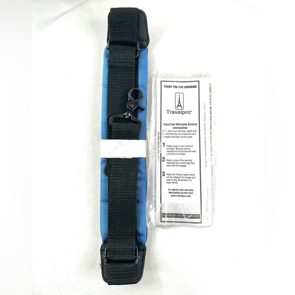 TravelPro Blue Ballistic Nylon Multi Purpose Travel Tote Crew Flight Extra Strap - Picture 9 of 11